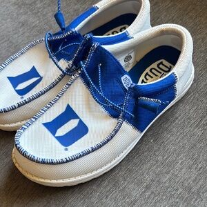 Hey Dude Blue and White Casual Shoes